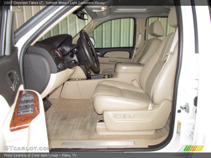 Summit White / Light Cashmere/Ebony 2007 Chevrolet Tahoe LT