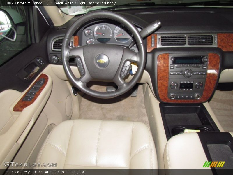Summit White / Light Cashmere/Ebony 2007 Chevrolet Tahoe LT
