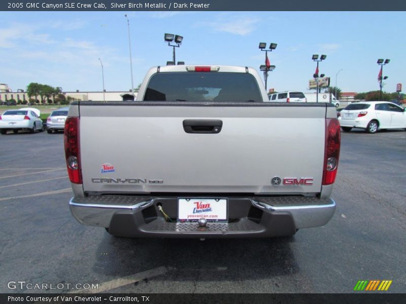 Silver Birch Metallic / Dark Pewter 2005 GMC Canyon SLE Crew Cab