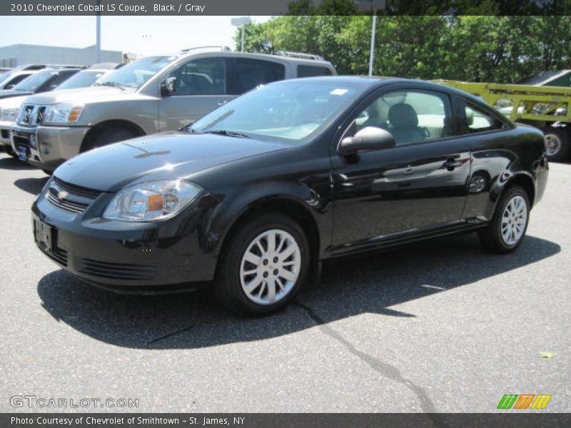 Black / Gray 2010 Chevrolet Cobalt LS Coupe