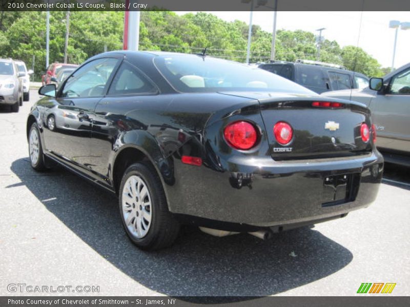 Black / Gray 2010 Chevrolet Cobalt LS Coupe