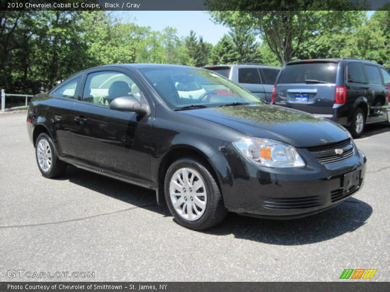 Black / Gray 2010 Chevrolet Cobalt LS Coupe