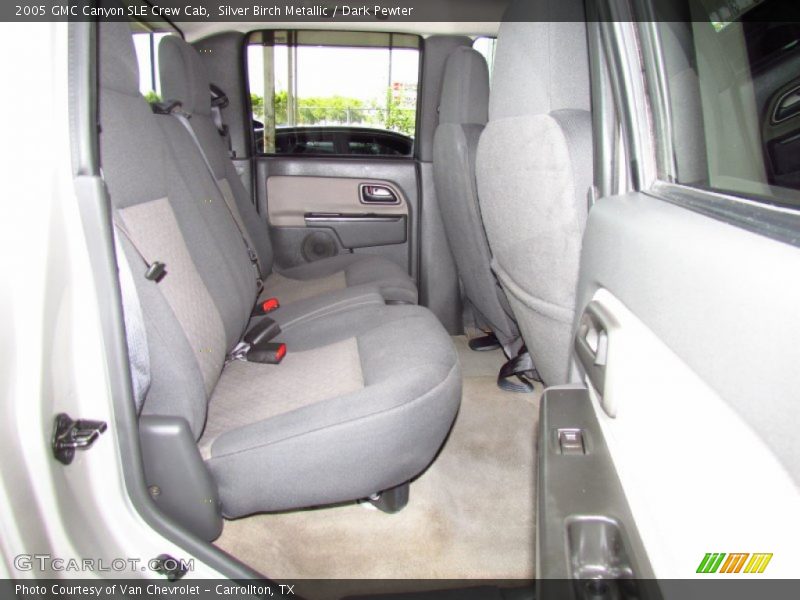 Silver Birch Metallic / Dark Pewter 2005 GMC Canyon SLE Crew Cab