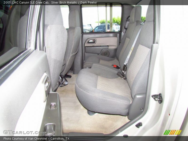 Silver Birch Metallic / Dark Pewter 2005 GMC Canyon SLE Crew Cab
