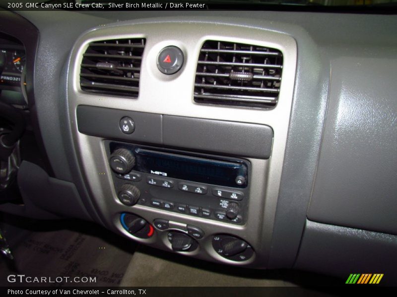 Silver Birch Metallic / Dark Pewter 2005 GMC Canyon SLE Crew Cab