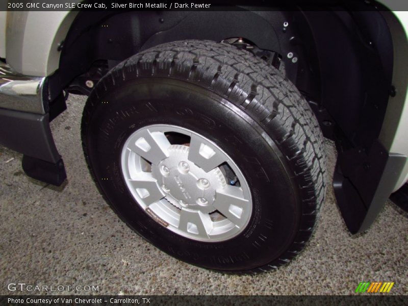 Silver Birch Metallic / Dark Pewter 2005 GMC Canyon SLE Crew Cab