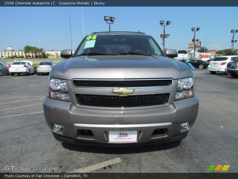 Graystone Metallic / Ebony 2008 Chevrolet Avalanche LT