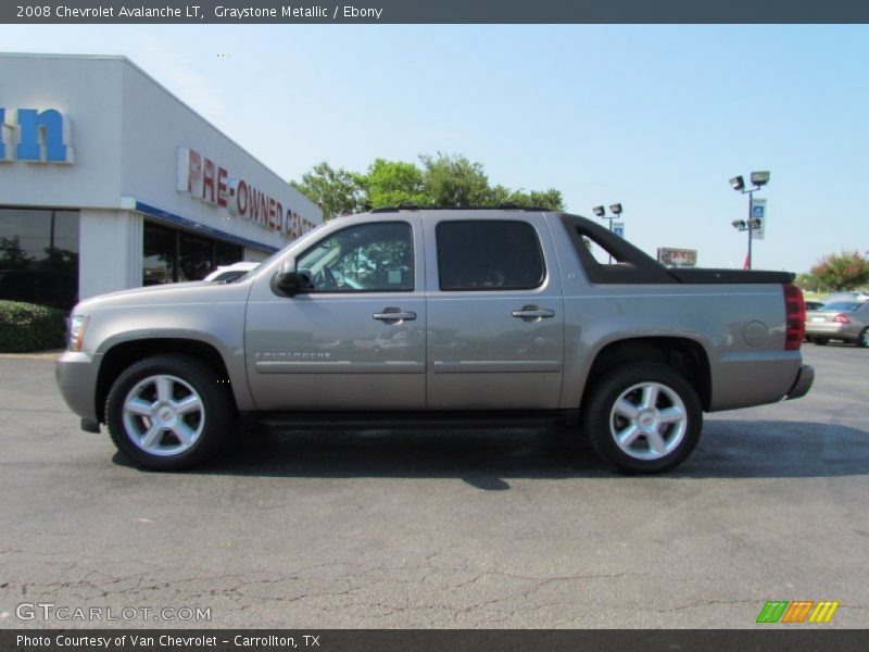 Graystone Metallic / Ebony 2008 Chevrolet Avalanche LT