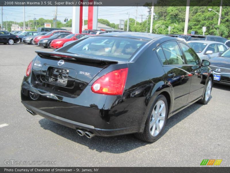 Super Black / Charcoal Black 2008 Nissan Maxima 3.5 SE