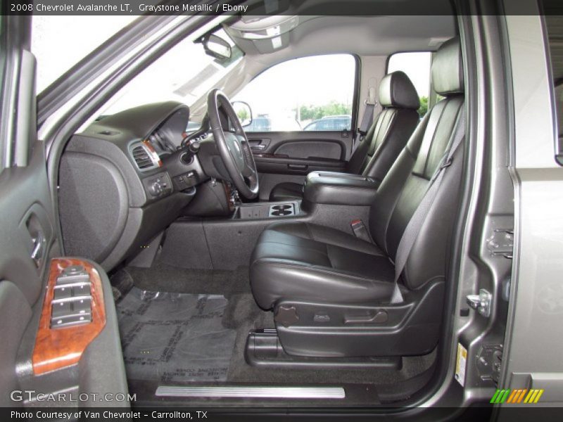  2008 Avalanche LT Ebony Interior