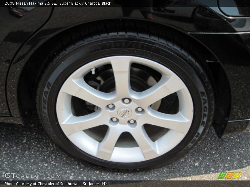 Super Black / Charcoal Black 2008 Nissan Maxima 3.5 SE