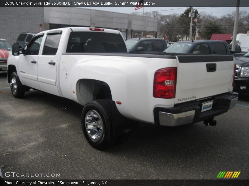 Summit White / Ebony 2008 Chevrolet Silverado 3500HD LT Crew Cab 4x4 Dually