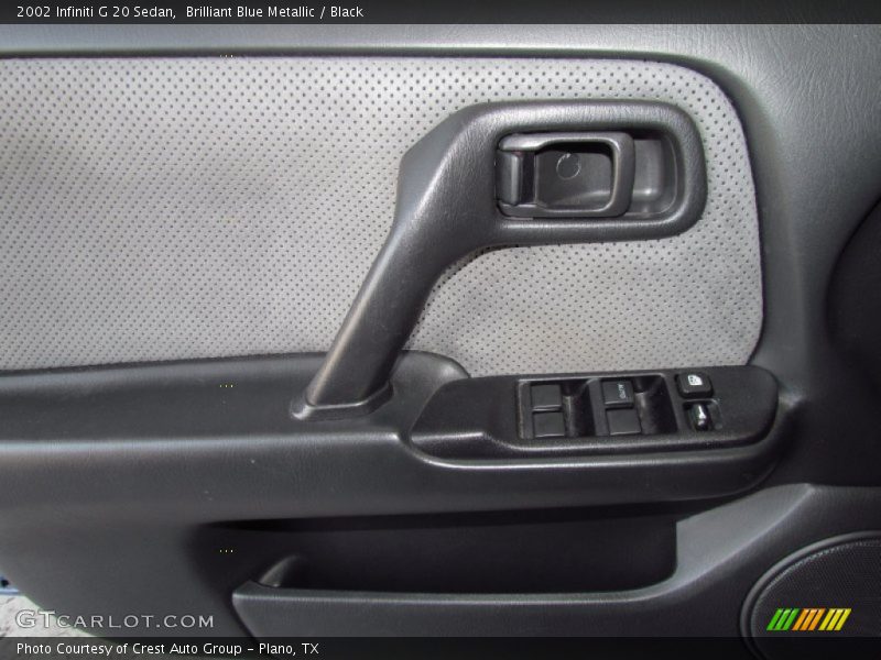 Brilliant Blue Metallic / Black 2002 Infiniti G 20 Sedan