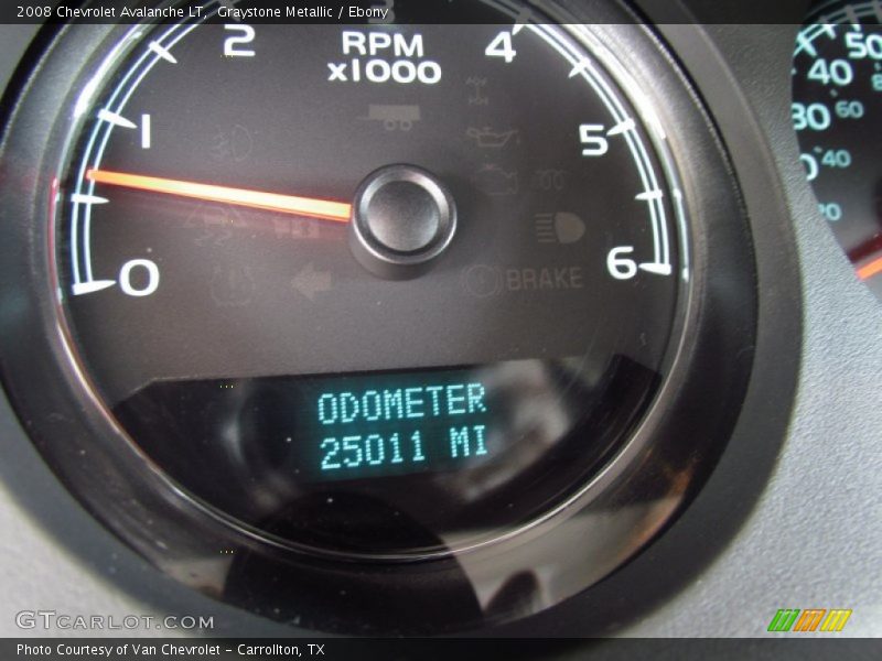 Graystone Metallic / Ebony 2008 Chevrolet Avalanche LT