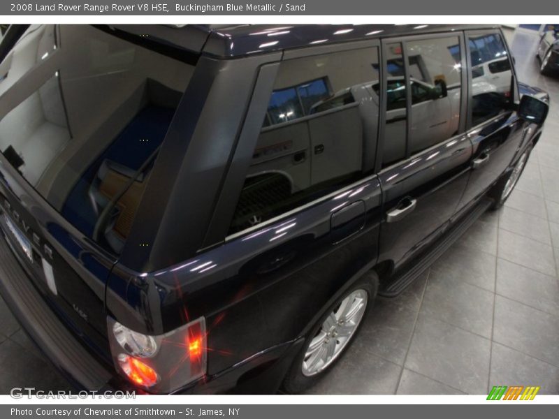 Buckingham Blue Metallic / Sand 2008 Land Rover Range Rover V8 HSE