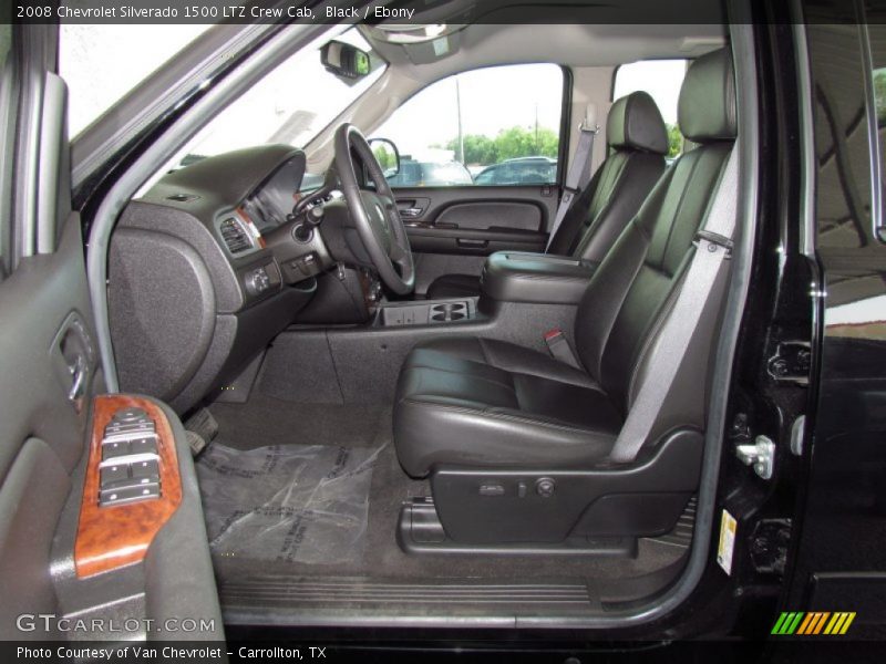 Black / Ebony 2008 Chevrolet Silverado 1500 LTZ Crew Cab