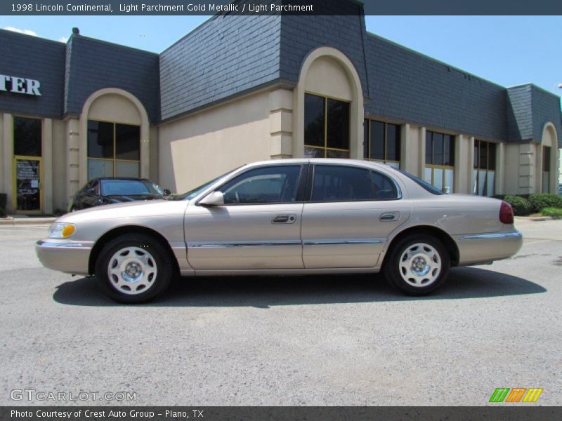 Light Parchment Gold Metallic / Light Parchment 1998 Lincoln Continental