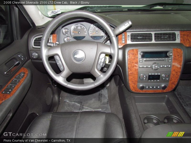 Black / Ebony 2008 Chevrolet Silverado 1500 LTZ Crew Cab