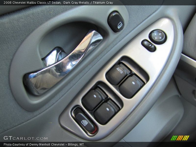 Dark Gray Metallic / Titanium Gray 2008 Chevrolet Malibu Classic LT Sedan