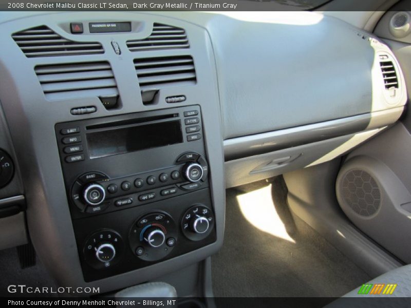 Dark Gray Metallic / Titanium Gray 2008 Chevrolet Malibu Classic LT Sedan