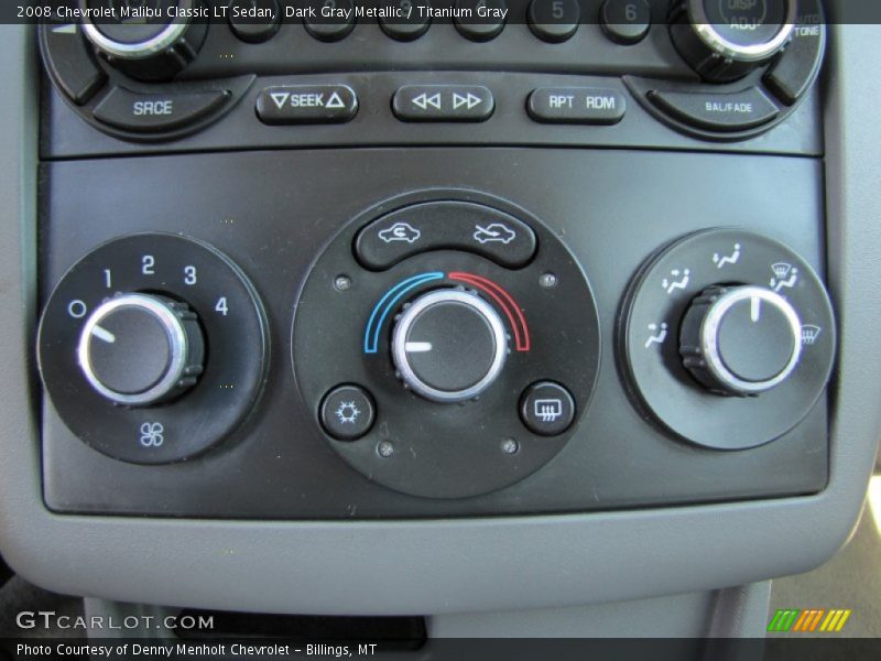 Dark Gray Metallic / Titanium Gray 2008 Chevrolet Malibu Classic LT Sedan