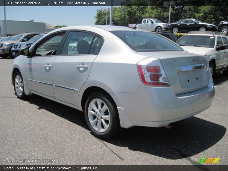 Brilliant Silver Metallic / Charcoal 2010 Nissan Sentra 2.0 SL