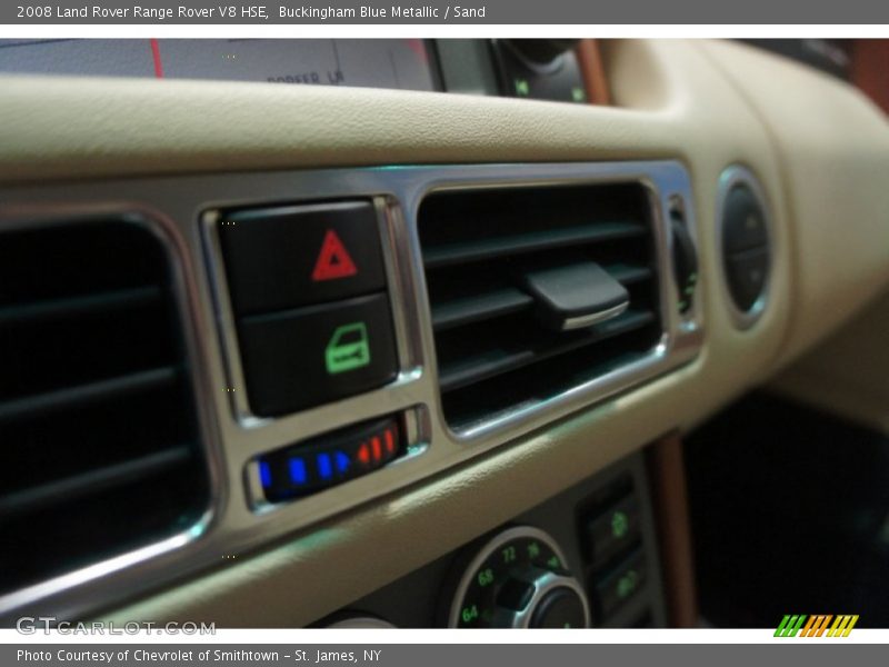 Buckingham Blue Metallic / Sand 2008 Land Rover Range Rover V8 HSE