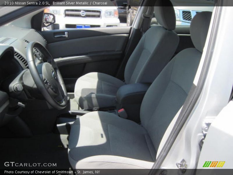 Brilliant Silver Metallic / Charcoal 2010 Nissan Sentra 2.0 SL