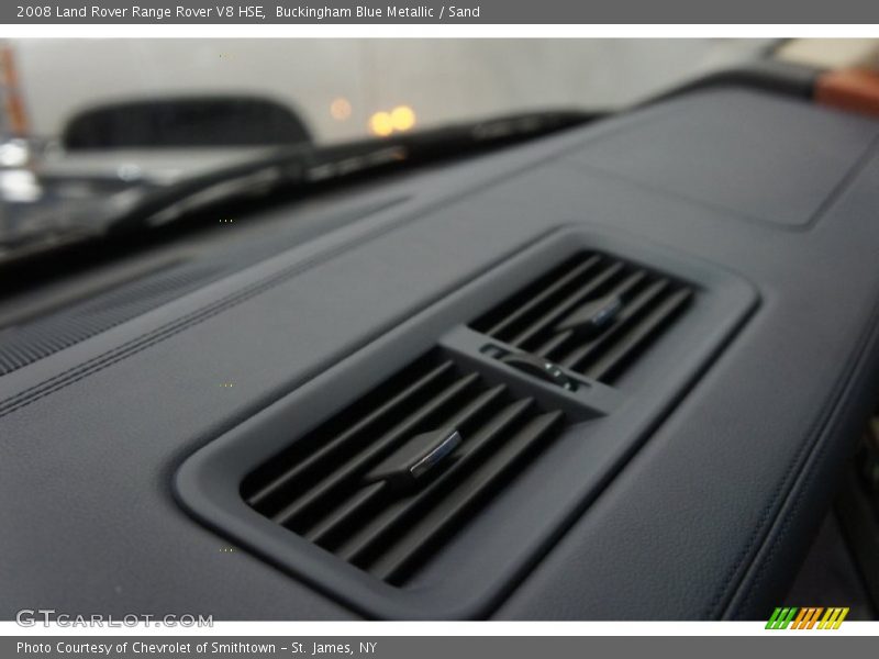 Buckingham Blue Metallic / Sand 2008 Land Rover Range Rover V8 HSE