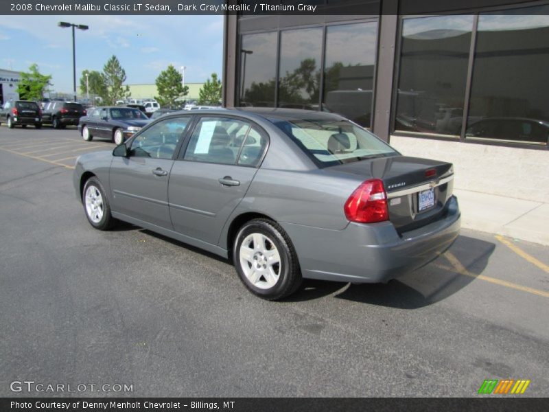 Dark Gray Metallic / Titanium Gray 2008 Chevrolet Malibu Classic LT Sedan