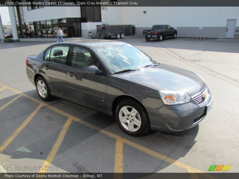 Dark Gray Metallic / Titanium Gray 2008 Chevrolet Malibu Classic LT Sedan