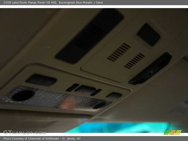 Buckingham Blue Metallic / Sand 2008 Land Rover Range Rover V8 HSE