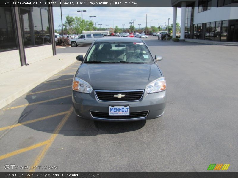 Dark Gray Metallic / Titanium Gray 2008 Chevrolet Malibu Classic LT Sedan