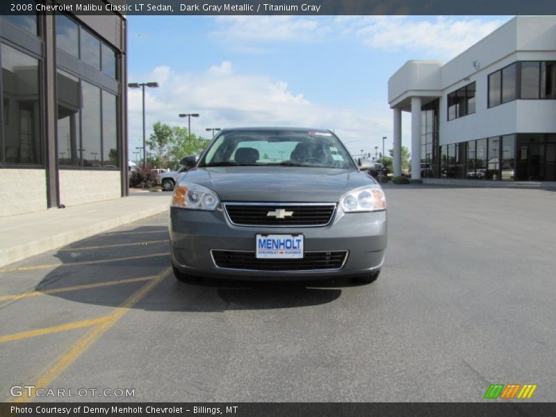 Dark Gray Metallic / Titanium Gray 2008 Chevrolet Malibu Classic LT Sedan