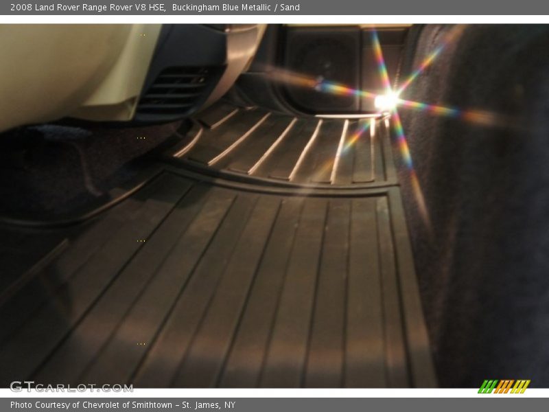 Buckingham Blue Metallic / Sand 2008 Land Rover Range Rover V8 HSE