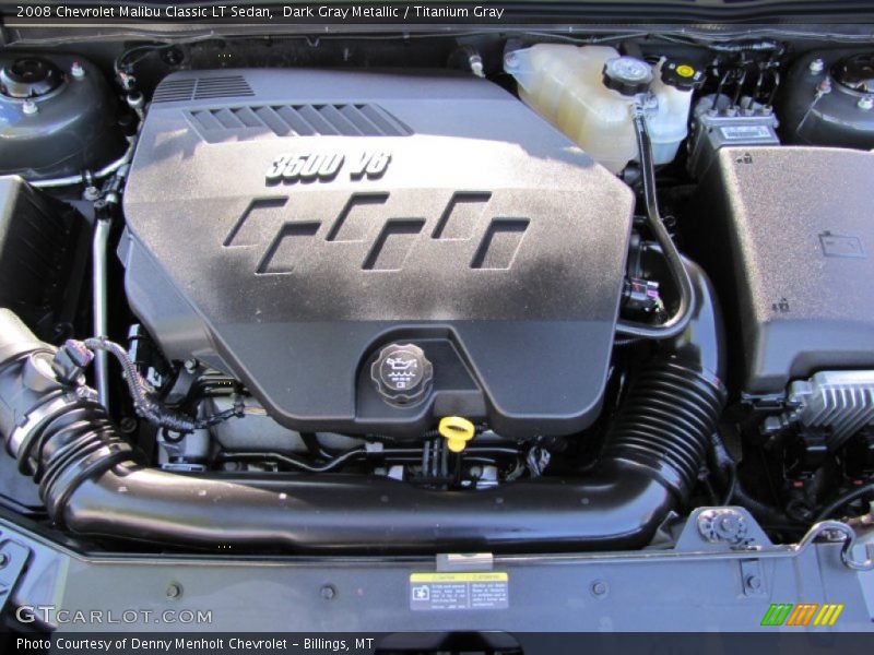 Dark Gray Metallic / Titanium Gray 2008 Chevrolet Malibu Classic LT Sedan