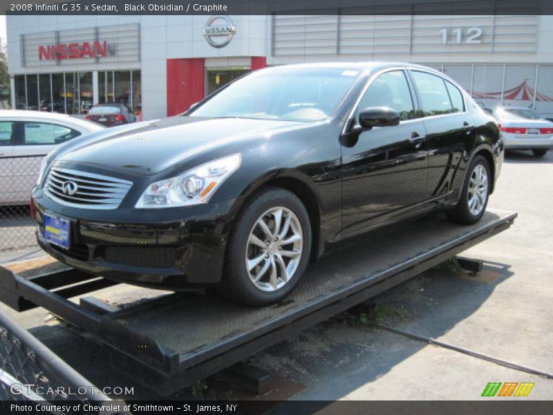 Black Obsidian / Graphite 2008 Infiniti G 35 x Sedan