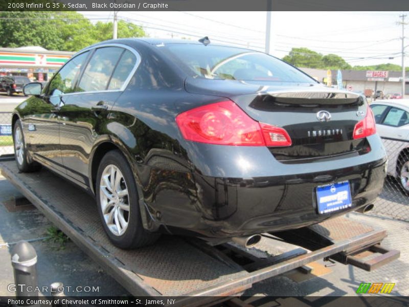 Black Obsidian / Graphite 2008 Infiniti G 35 x Sedan