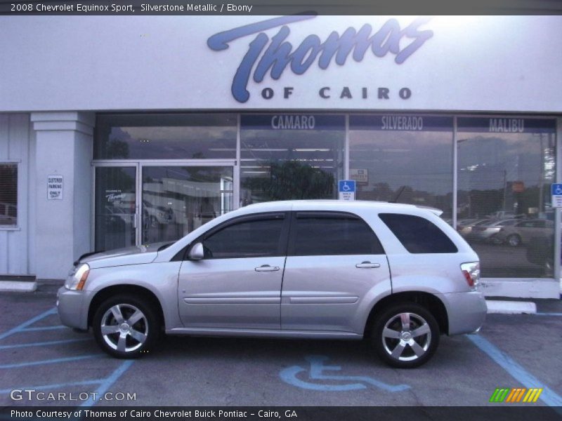 Silverstone Metallic / Ebony 2008 Chevrolet Equinox Sport