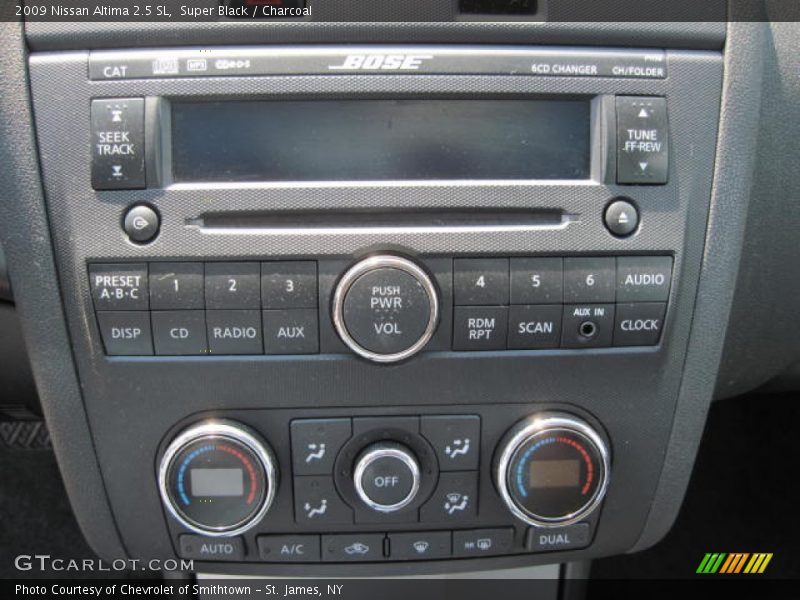 Super Black / Charcoal 2009 Nissan Altima 2.5 SL