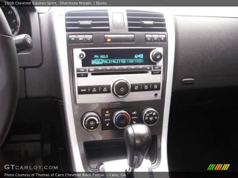 Controls of 2008 Equinox Sport