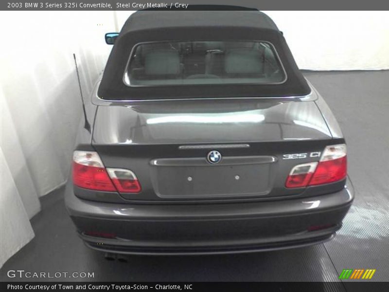 Steel Grey Metallic / Grey 2003 BMW 3 Series 325i Convertible