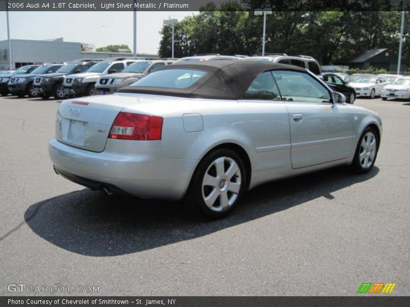 Light Silver Metallic / Platinum 2006 Audi A4 1.8T Cabriolet