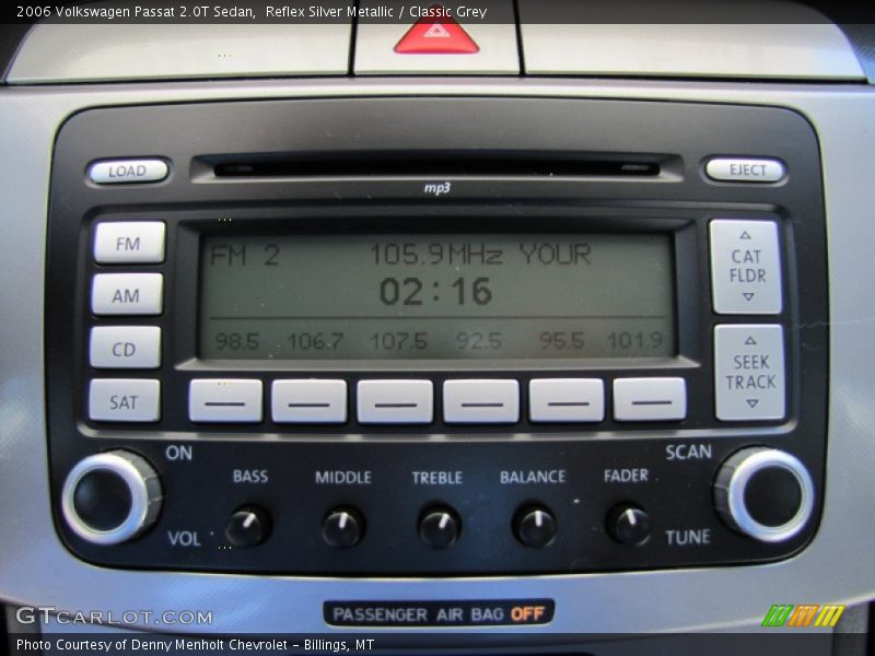 Reflex Silver Metallic / Classic Grey 2006 Volkswagen Passat 2.0T Sedan