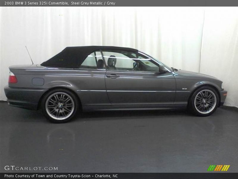 Steel Grey Metallic / Grey 2003 BMW 3 Series 325i Convertible