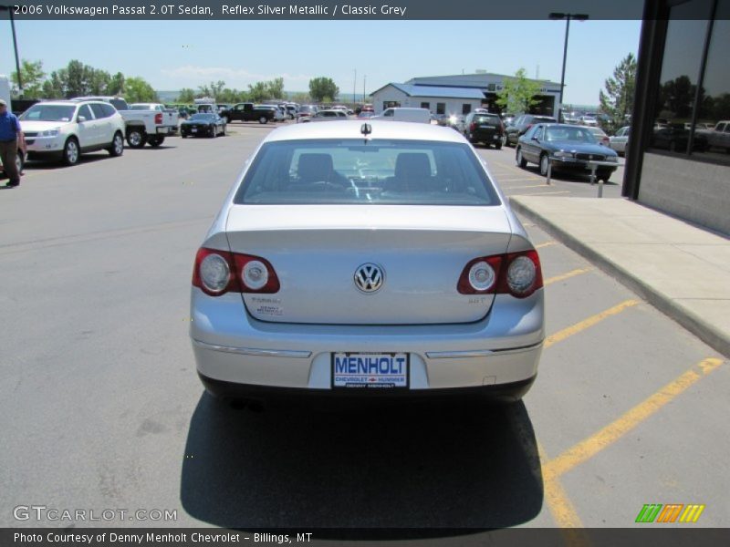 Reflex Silver Metallic / Classic Grey 2006 Volkswagen Passat 2.0T Sedan