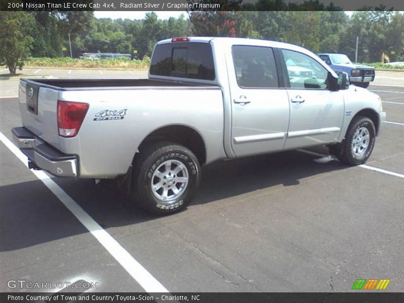 Radiant Silver / Graphite/Titanium 2004 Nissan Titan LE Crew Cab 4x4