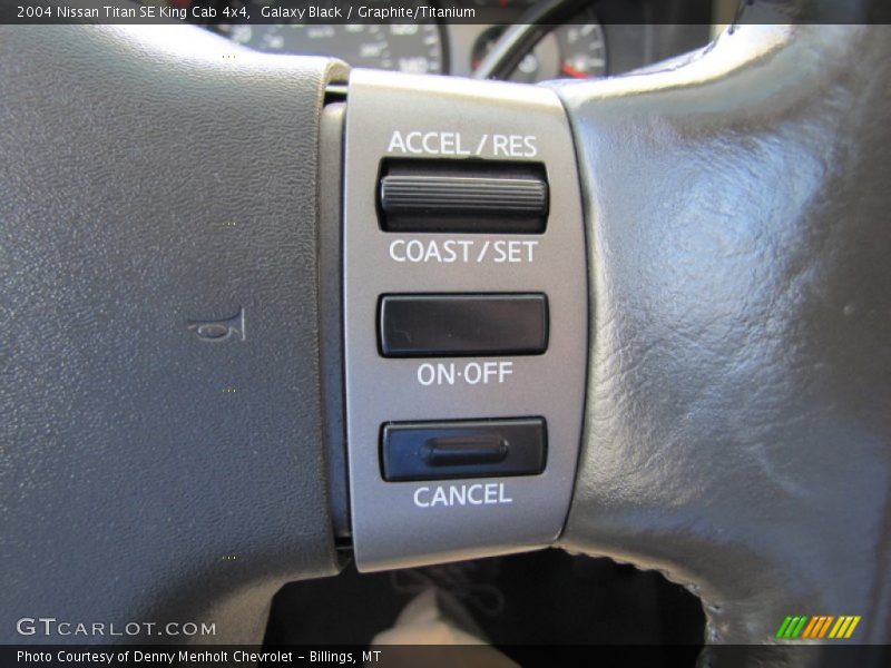 Galaxy Black / Graphite/Titanium 2004 Nissan Titan SE King Cab 4x4