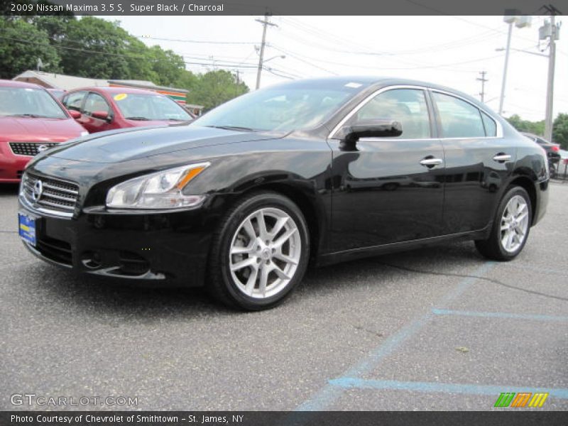 Super Black / Charcoal 2009 Nissan Maxima 3.5 S