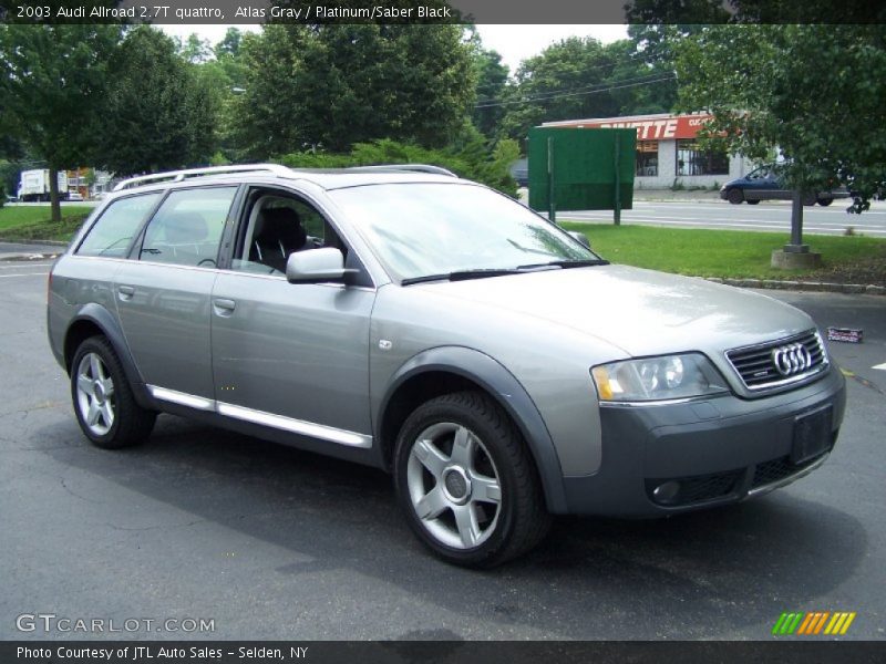 Atlas Gray / Platinum/Saber Black 2003 Audi Allroad 2.7T quattro